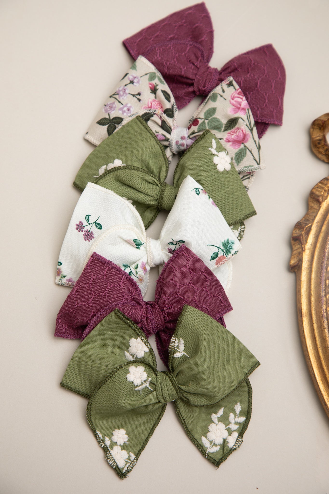 Embroidered Olive