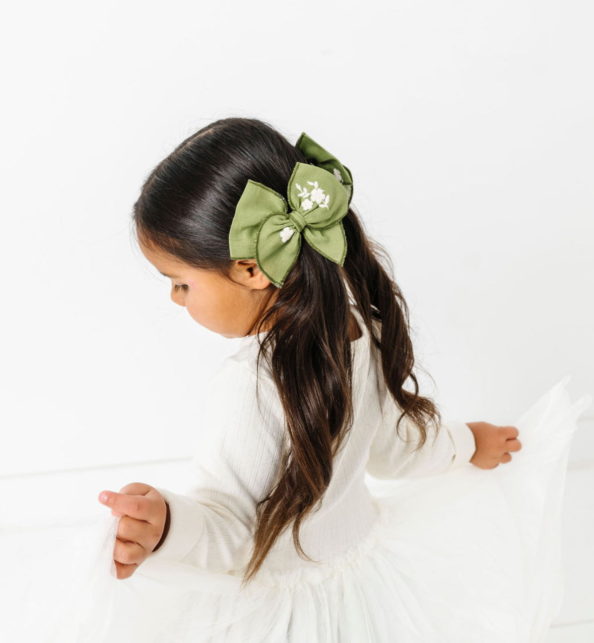 Embroidered Olive