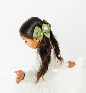 Embroidered Olive