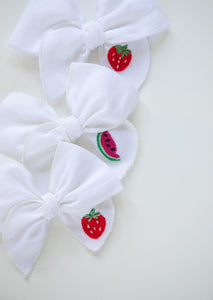 Hand-Embroidered Watermelon